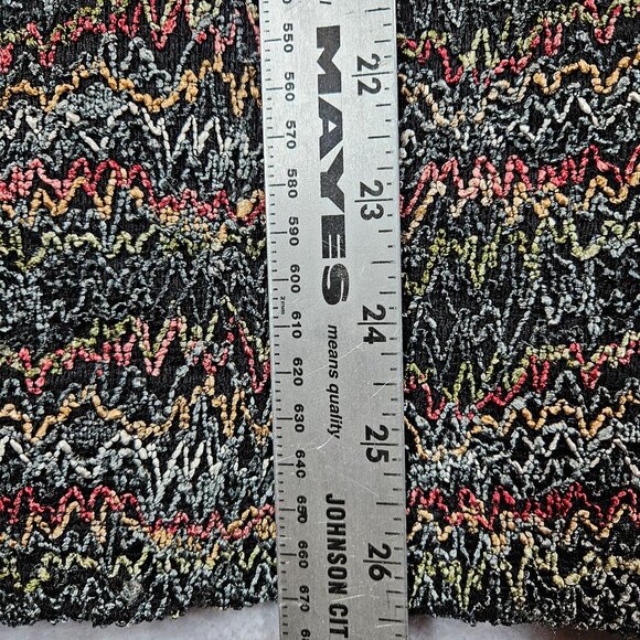 NWT JM Collection Tunic Blouse Womens XL multicolor knit overlay career modest - Picture 9 of 11